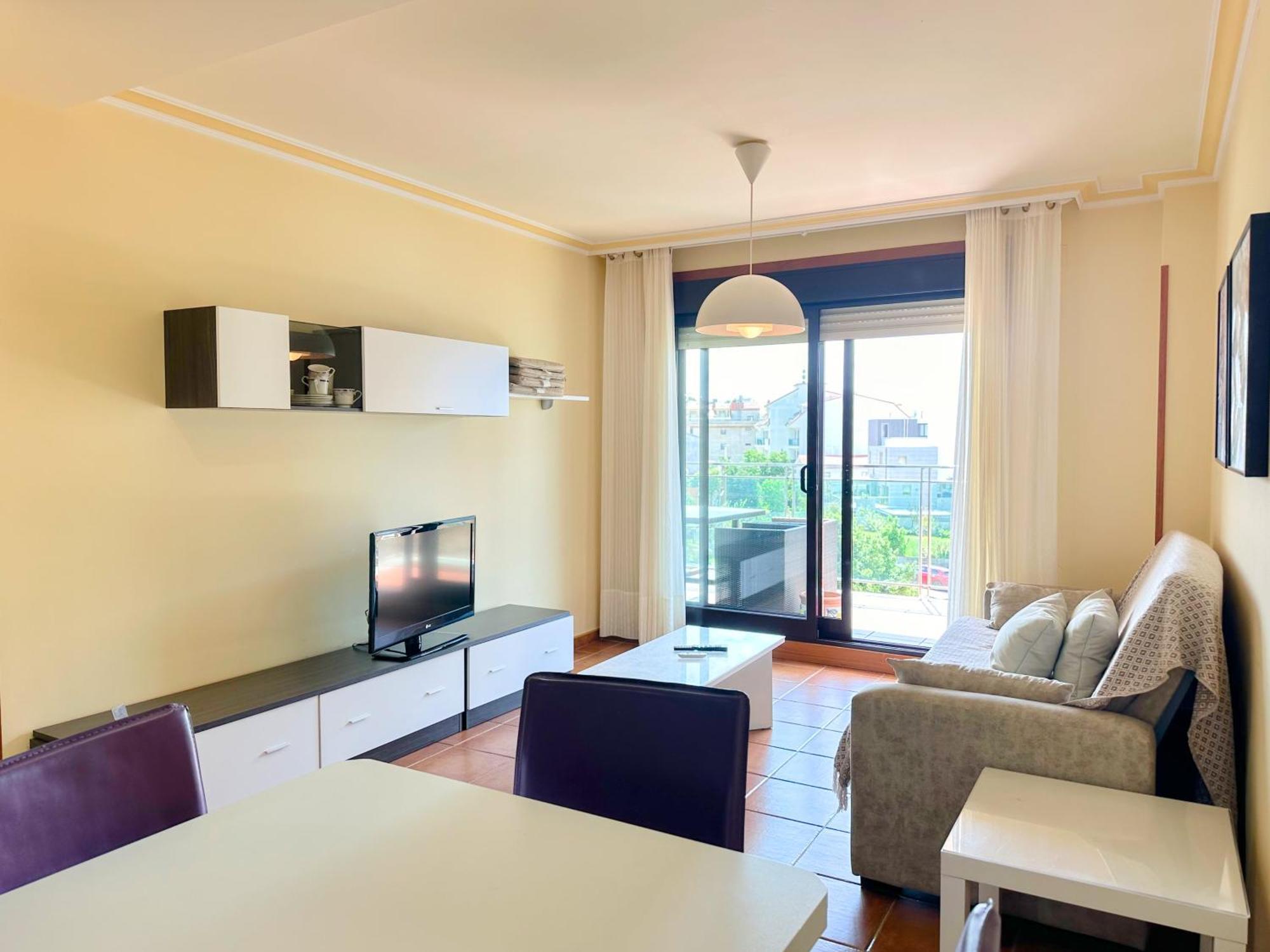 Apartamento Carabuxeira Playa Sanxenxo Ngoại thất bức ảnh